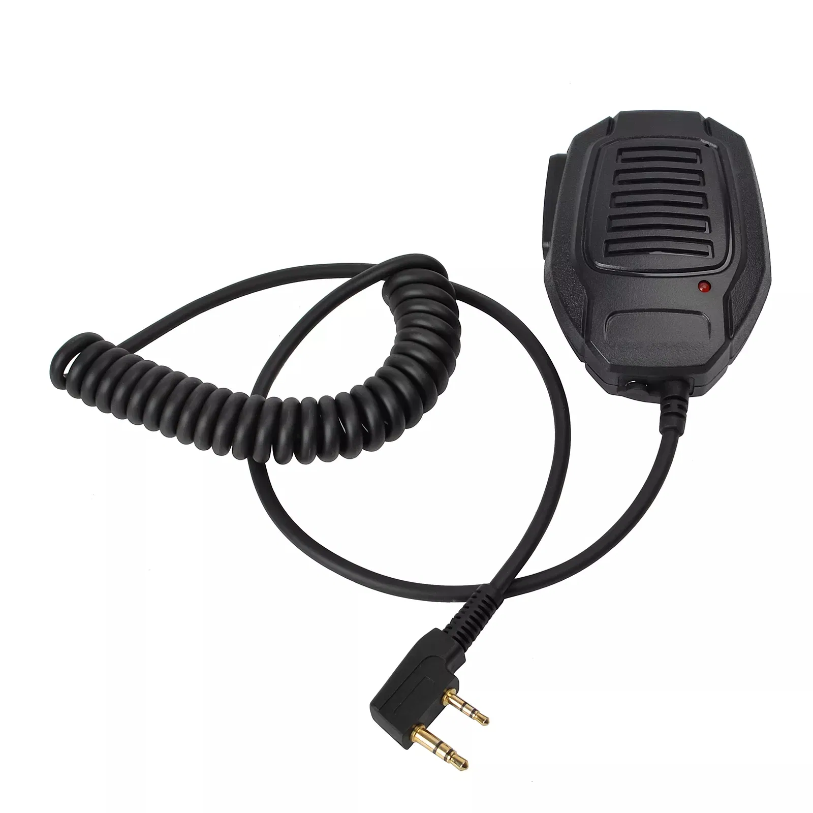 Industrial Grade Ptt Handheld Mic-Anti-Tangle Spring Cable