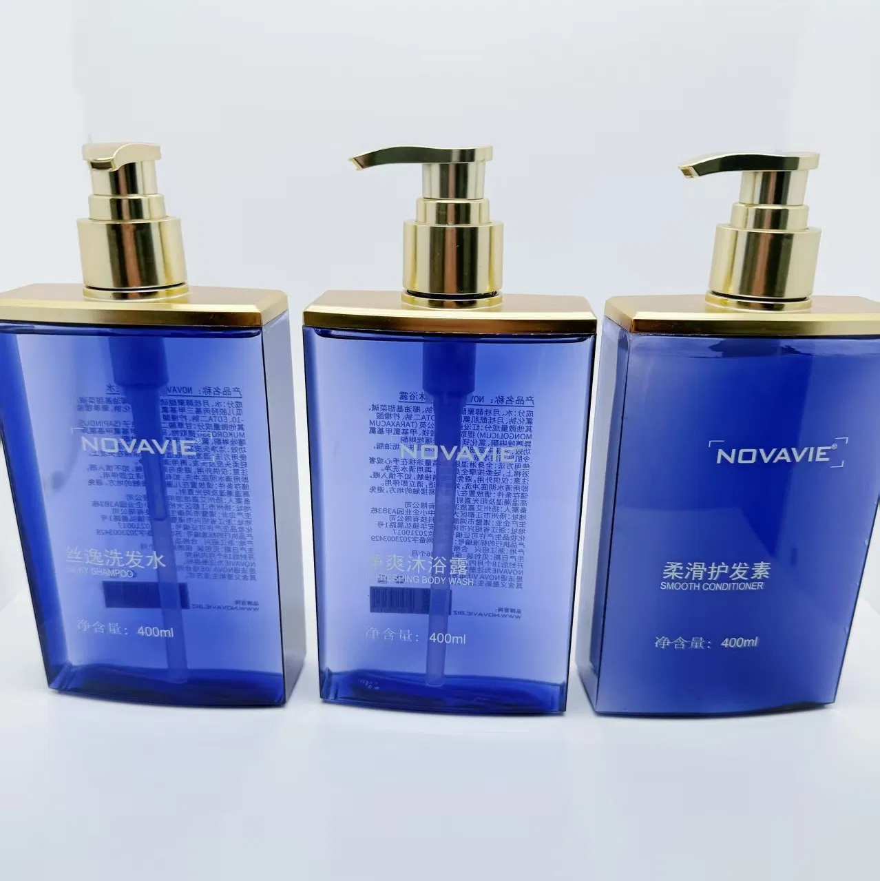 Wholesale Custom Hotel Amenities Disposable Shampoo and Body Wash Set 02