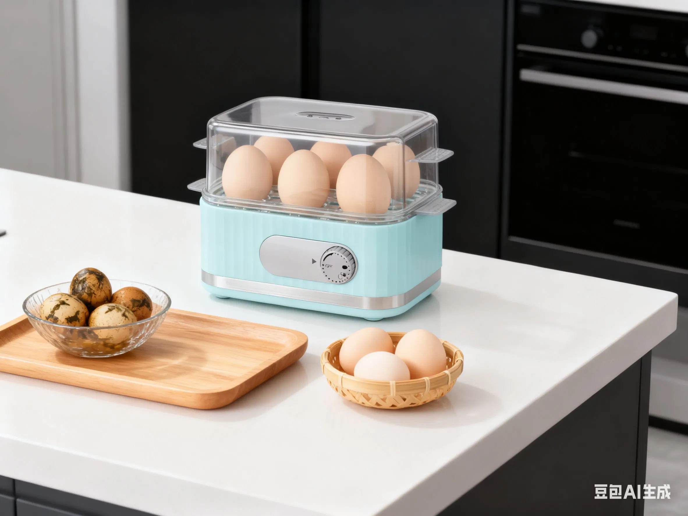 Smart Electric Egg Boiler with Timer for Perfectly Cooked Eggs