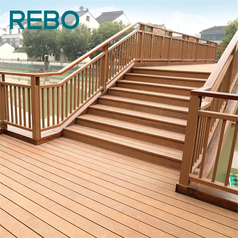 Outdoor Waterproof Fireproof Bamboo Wood Decking Flooring for Sale
