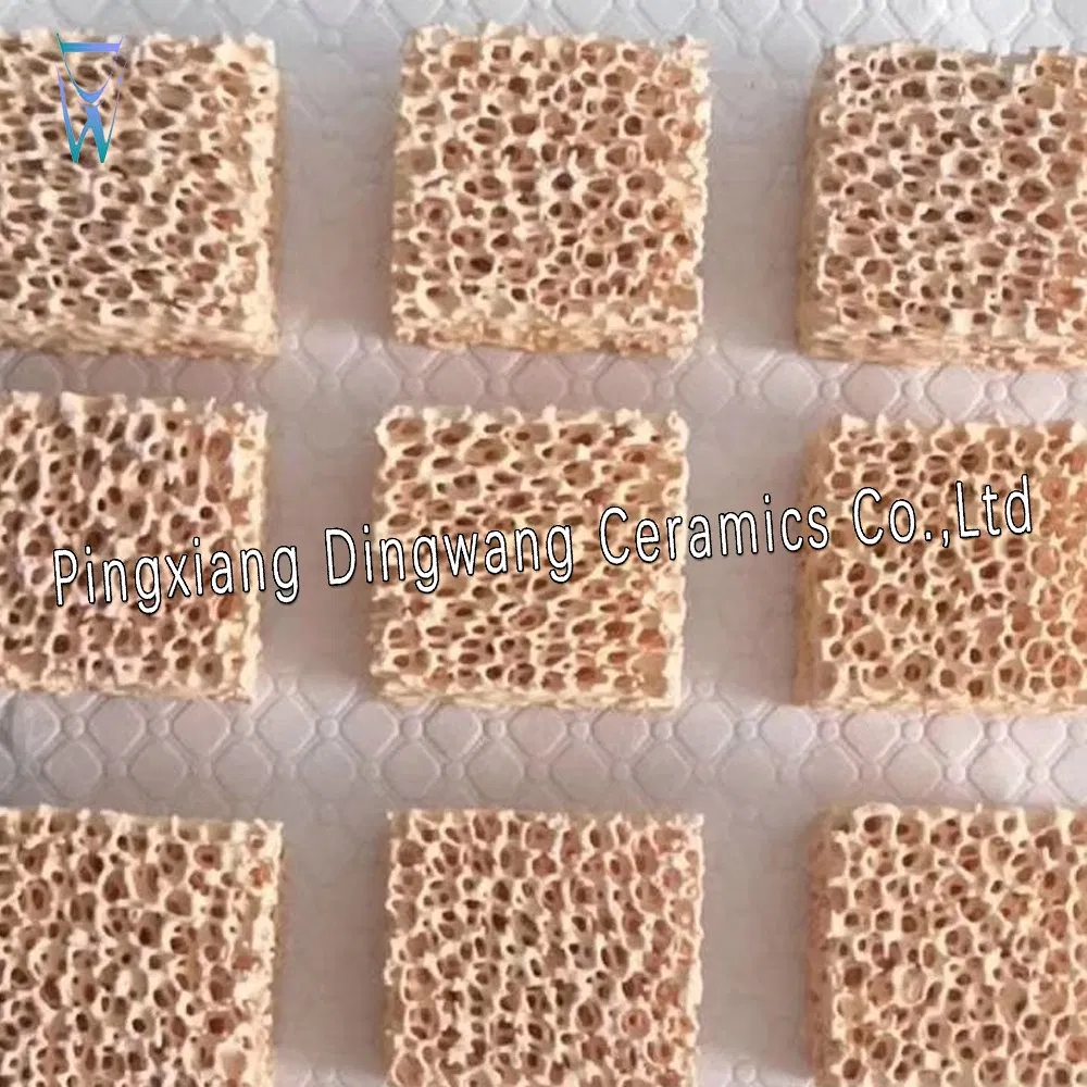 Пористый керамический фильтр Alumina Zirconia SiC для литья