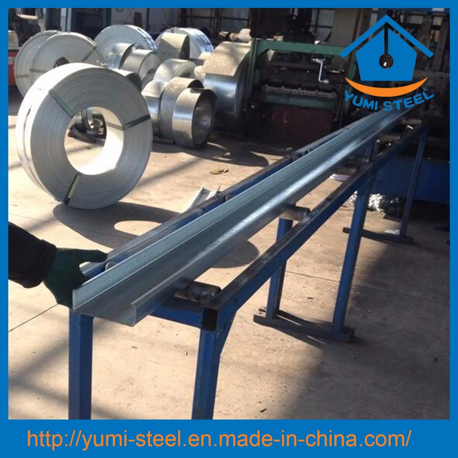 Galvanized C Gutter Steel Roof/Shed Purlins for Building Material