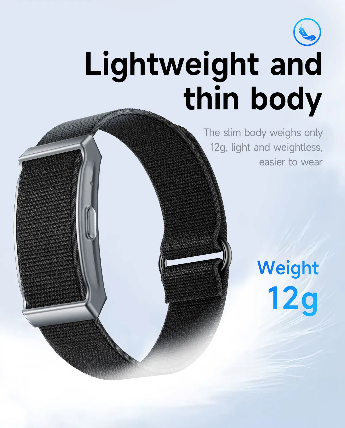 Fitness Tracker Smart Band with Heart Rate Monitor for Men and Women