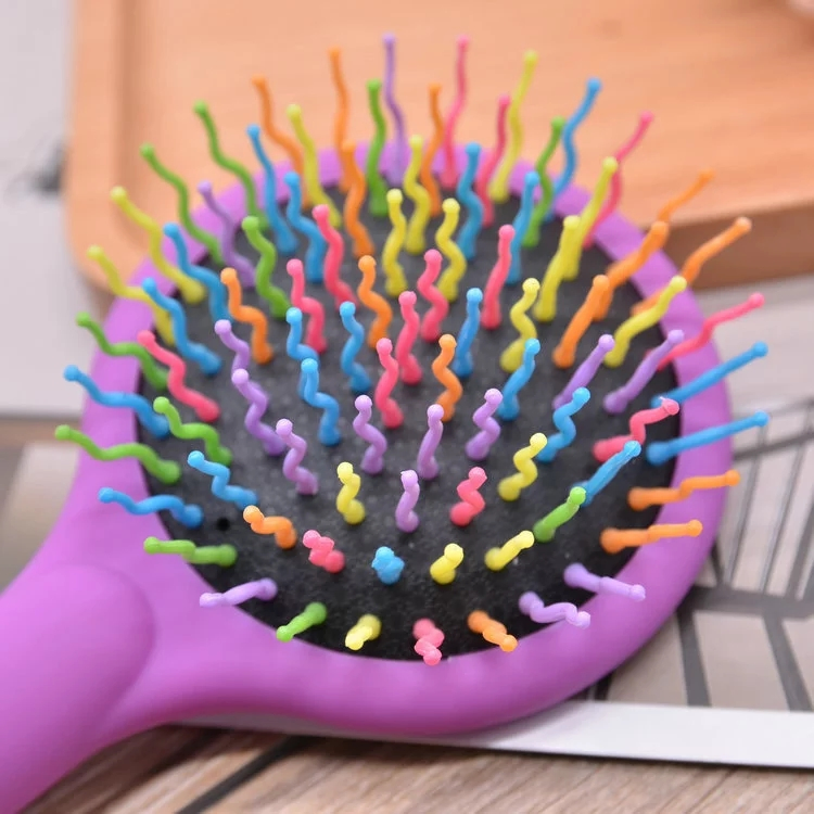 Anti-Static Rainbow Comb Hair Brush Hair Care Hair Accessories