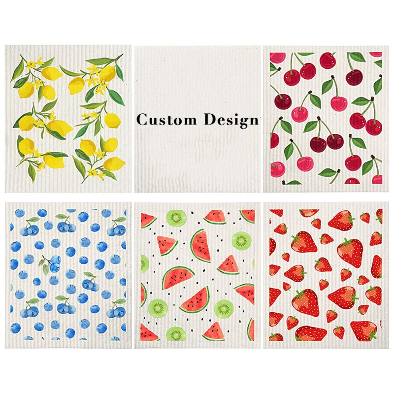 Custom Printed Cotton Tea Towels for Home and Restaurant Use