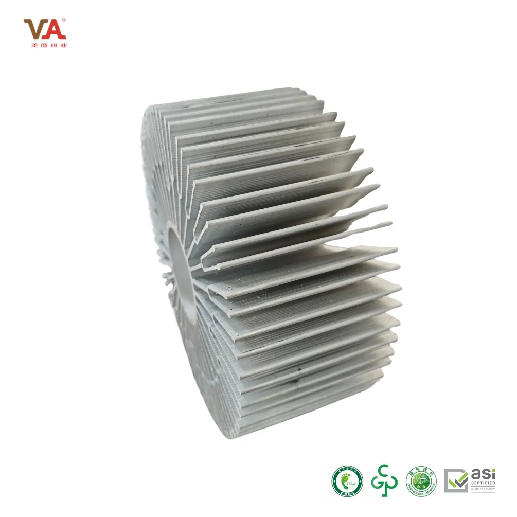 Automotive -Heat Sink Electric Vehicle Battery Cooling Component Aluminum Profile Extrusion