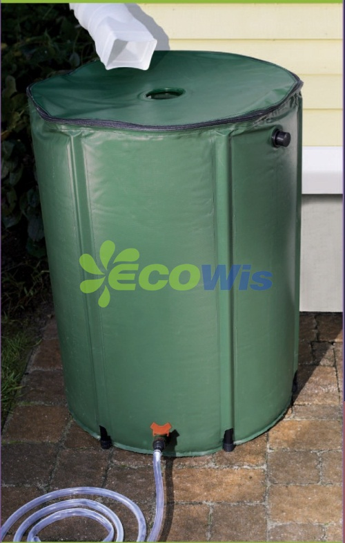 Garden Flexitank Foldable Rain Barrel Collapsible Water Butt Flexible Water Tank