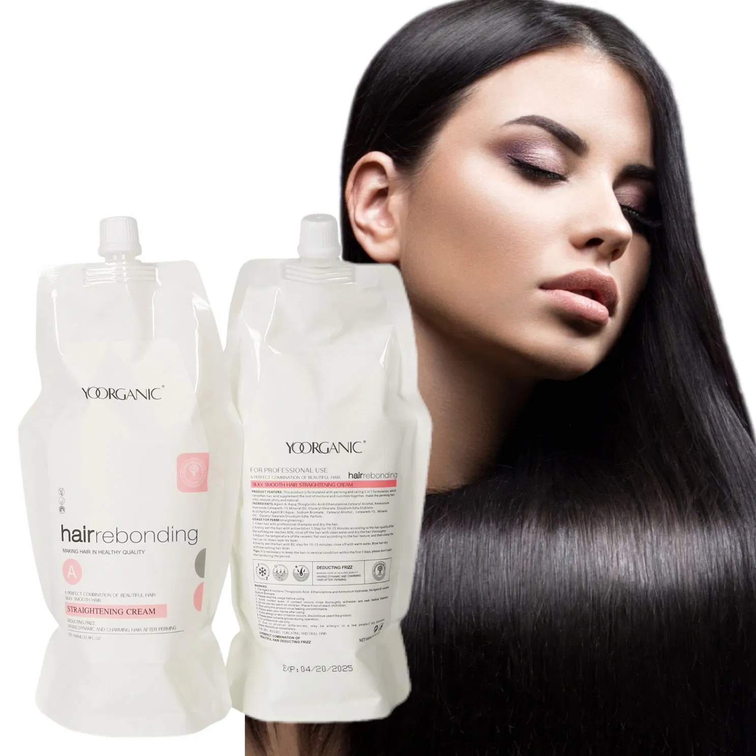 Top Sell Professional Hair Rebonding Cream Straightening Cream Perm Rebonding Treatment