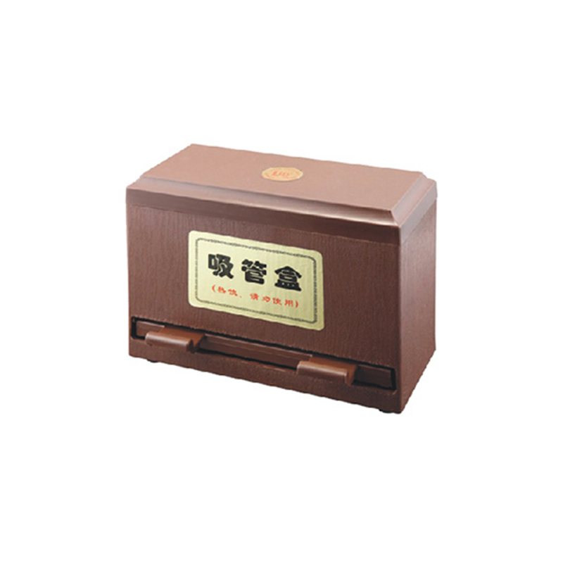 Plastic Chopsticks Box Automatic Chopsticks Dispenser Restaurant Straw Box with Lid