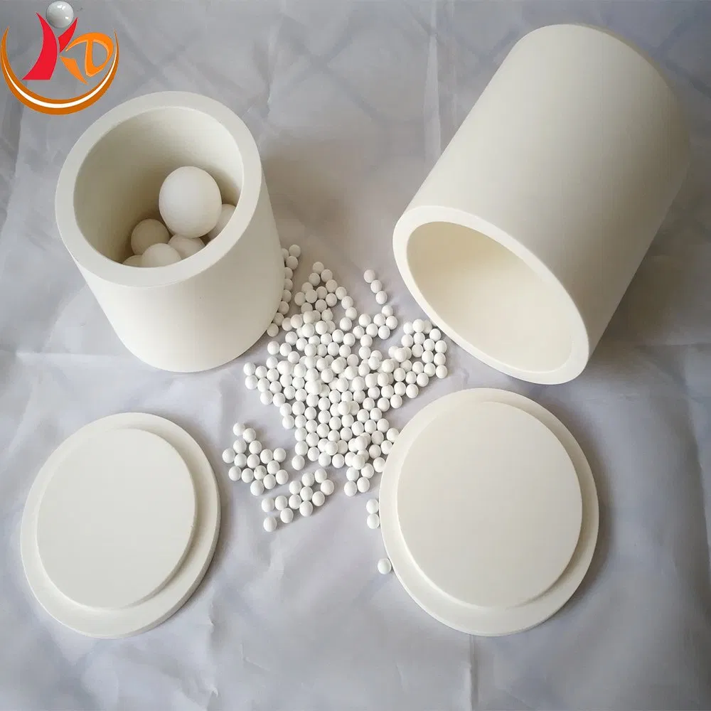 Ceramic Clay Lab Ball Milling Machine Plastic Jars with Lids Alumina Trihydrate Jar