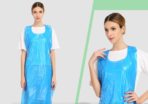 Plastic Polyethylene Waterproof Disposable PE Aprons for Cooking and Restaurant