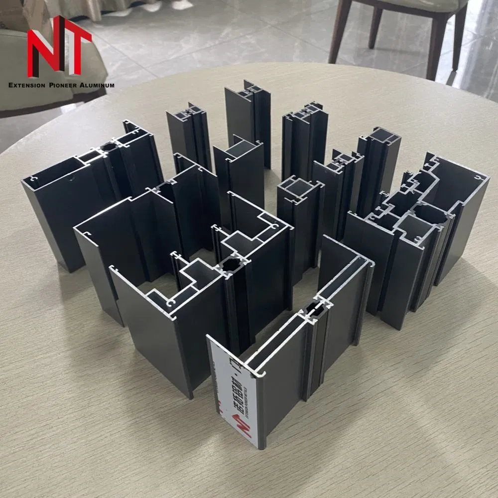 Алюминиевый трековый профиль для раздвижных дверей и окон