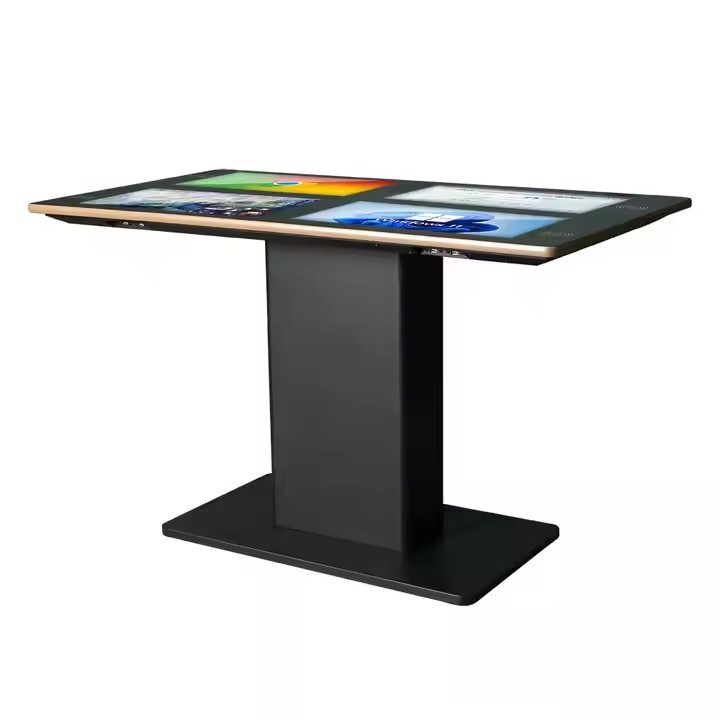 32 Inch Modern Restaurant Media Table Mult Function Smart Kiosk Advertising Kiosk Touch Screen Menu Display Touch Table
