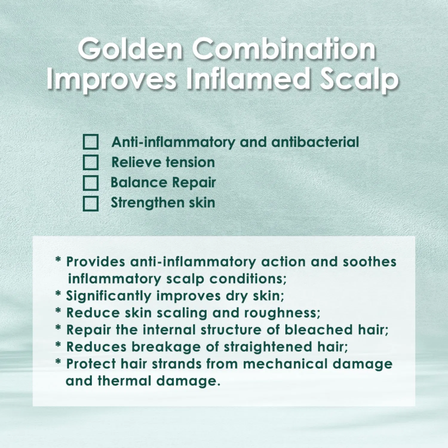 Private Label Natural Anti-Itching Head Scalp Care After Hair Transplant Repairing Cream