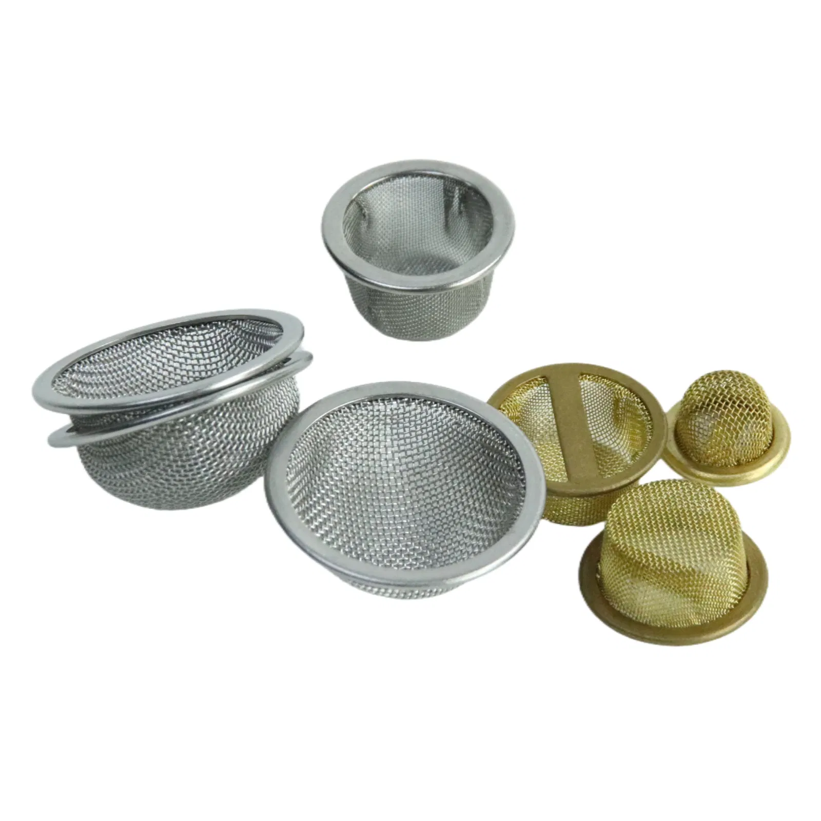Mini High Density Durable Dome Woven Brass Filter Cap