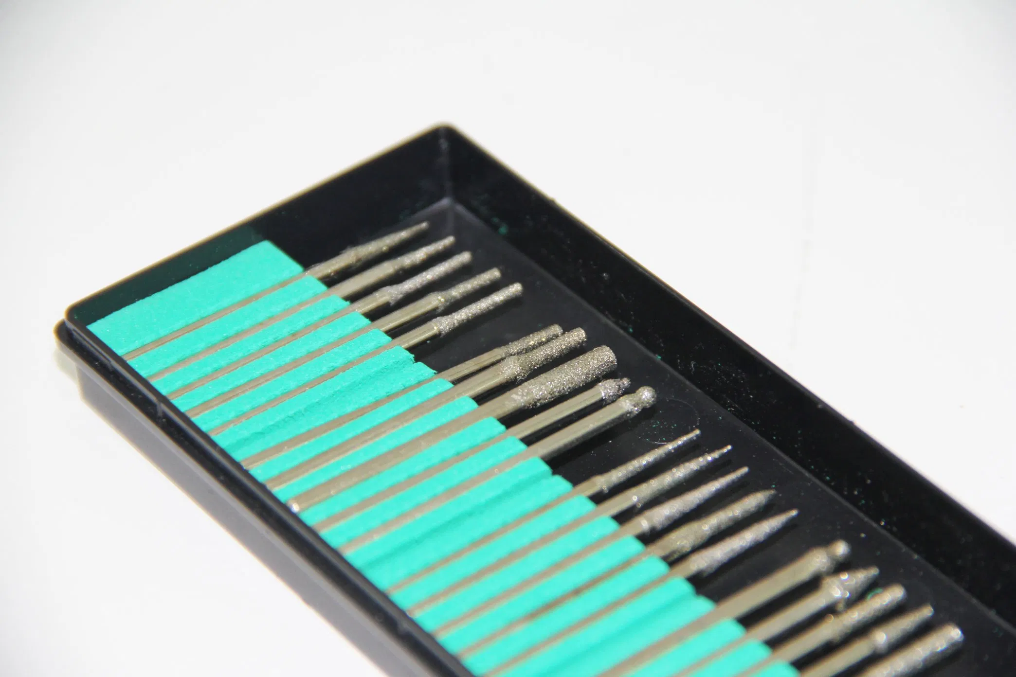 High Quality 3mm Shank 25 PCS Diamond Mounted Points