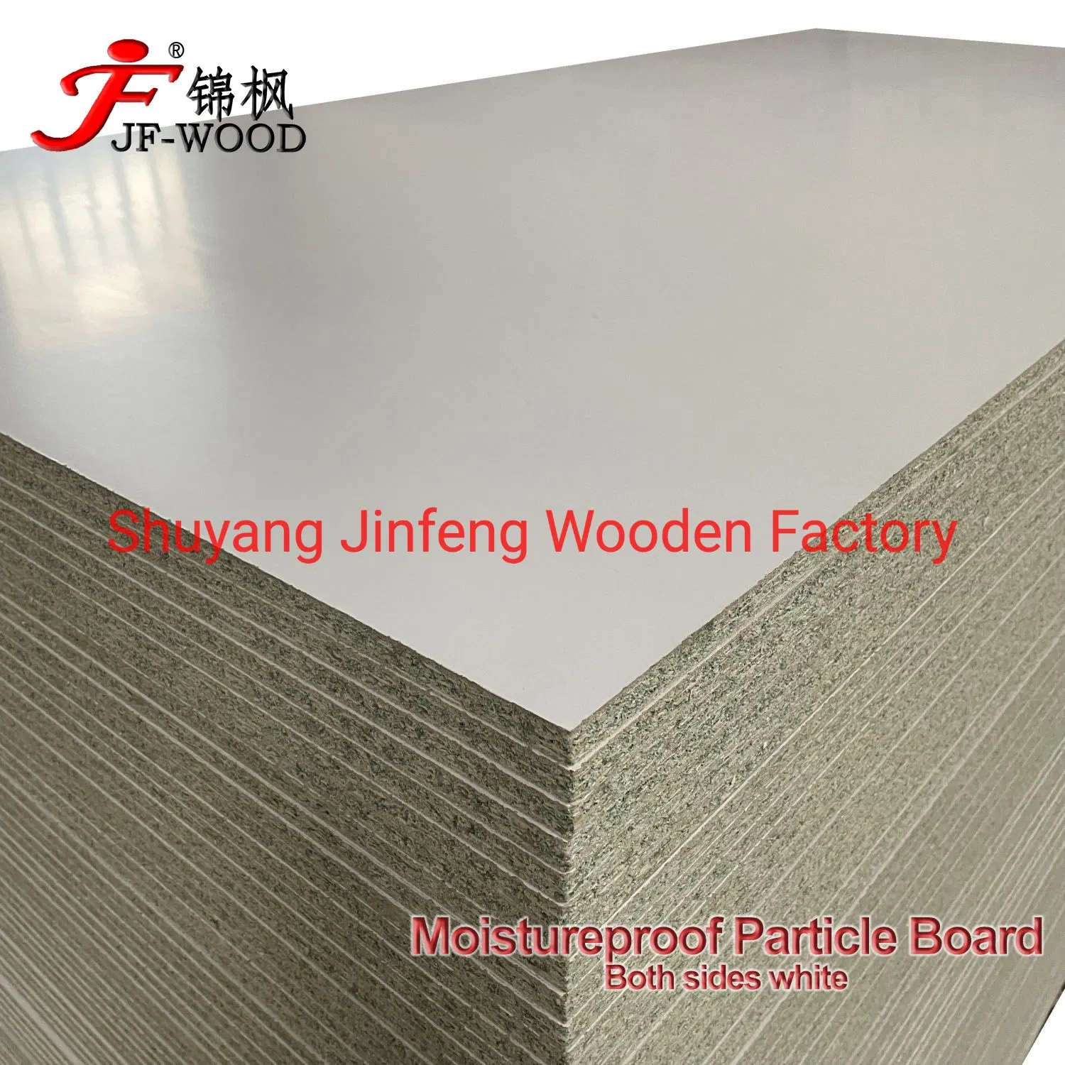 Laminated Particle Board Chipboard 2f Beech Cherry Wood Grain Color Matt Smooth Zoida Ash Print Surface 1220*2440*16mm 18mm 25mm
