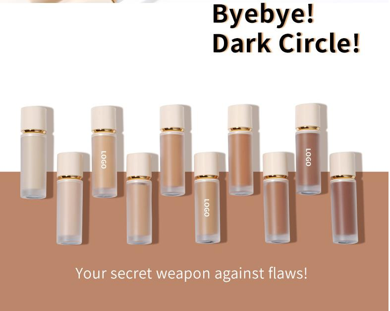 Cosmetics Beauty 10 Colors Matte Concealer Full Coverage Brighten Liquid Concealer No Logo