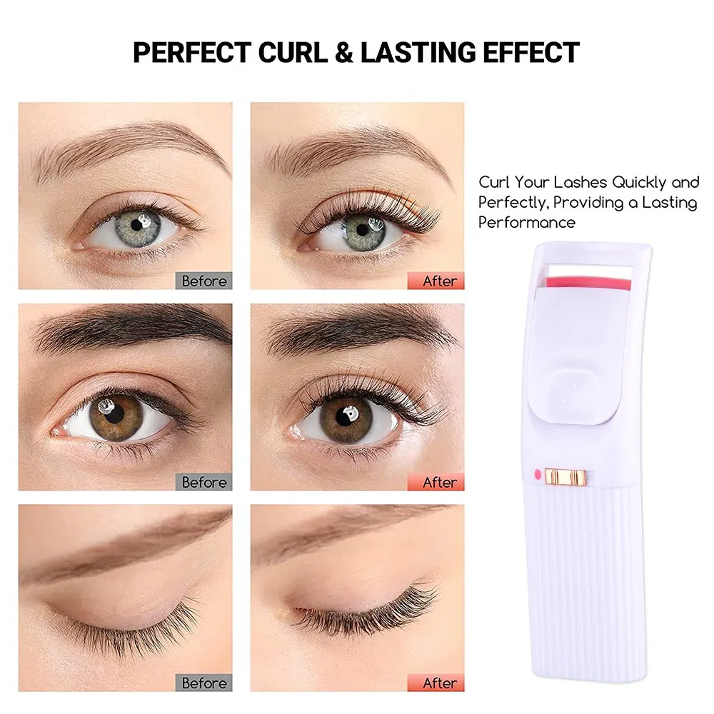 Mini Portable Battery Operated ABS Electric Lady Eyelash Curler