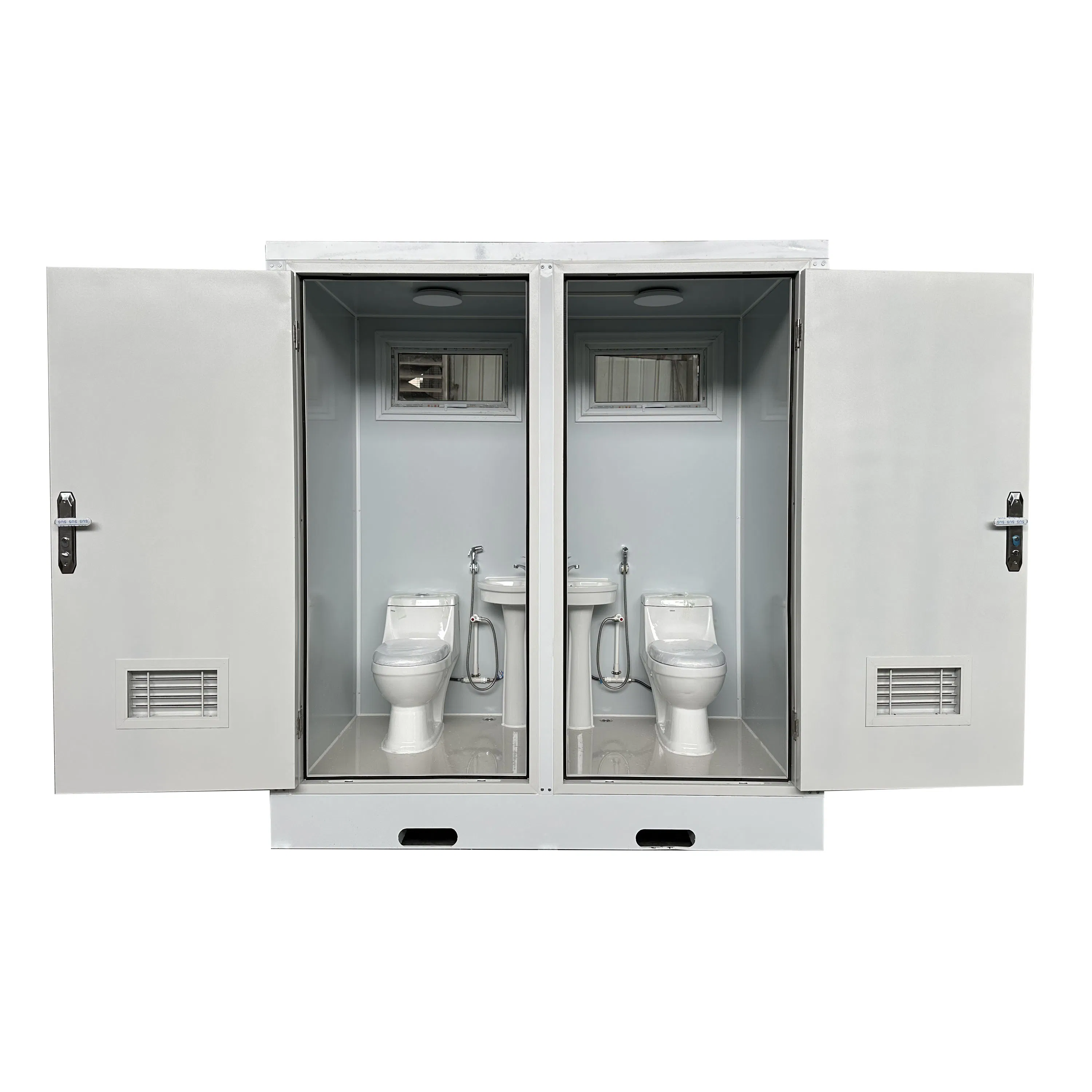 Detachable Steel Structure Rent a Porta Potty John Toilet