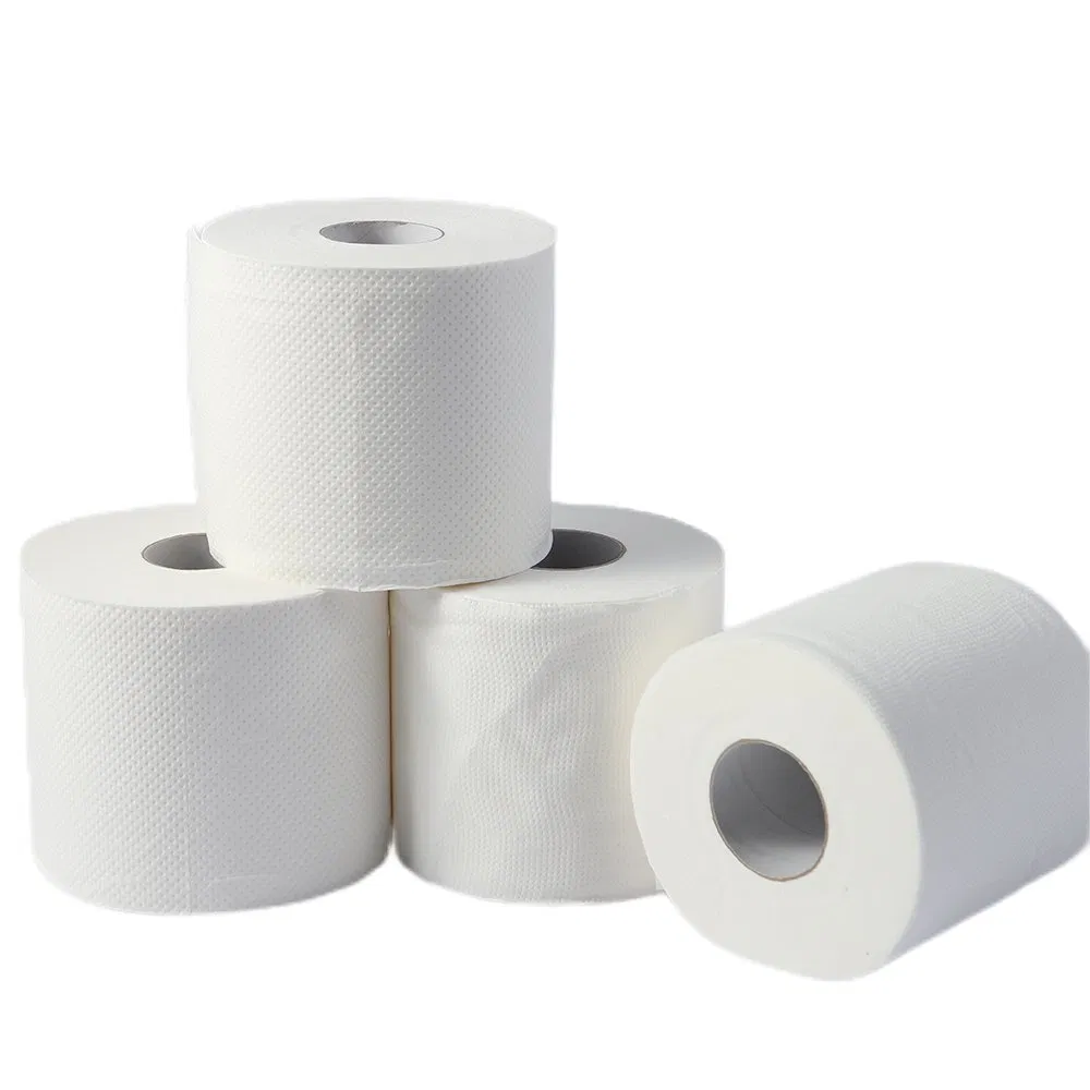 Customized Printed Wholesale Factory Price Disposable with Logo 2/3ply Bamboo Toilet Tissue Paper Roll Import From China