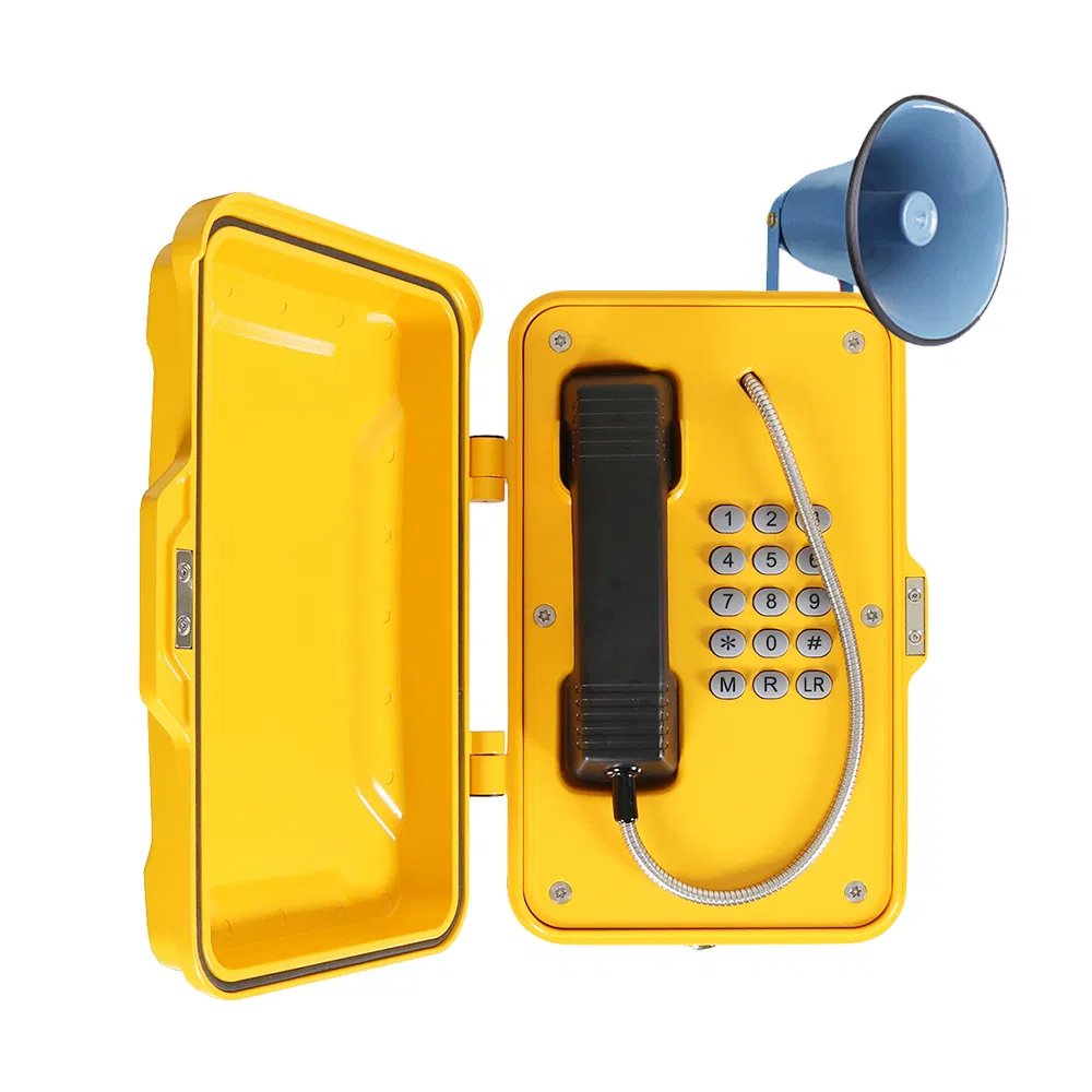 Waterproof Industrial Telephones for Railways, Tunnels, Ports, and Power Plants