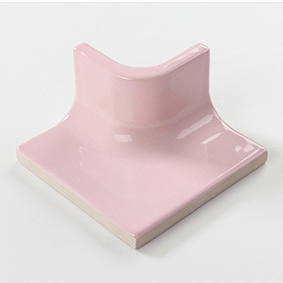 Pink Color Bullnose Tile Corner Tile for Kitchen Table Bathroom Sink