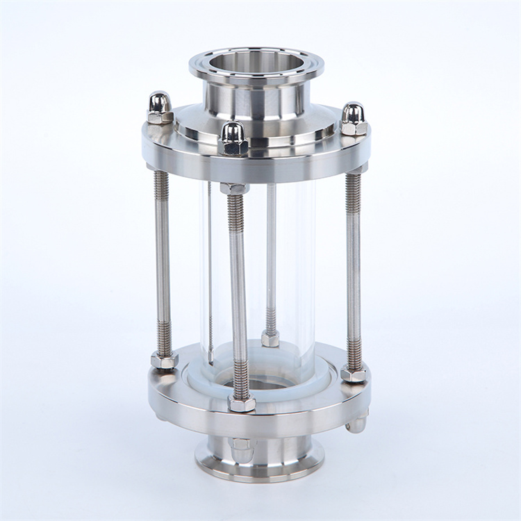 Sanitary Stainless Steel SS304 SS316L Stright Type Tri-Clamp Sight Glass