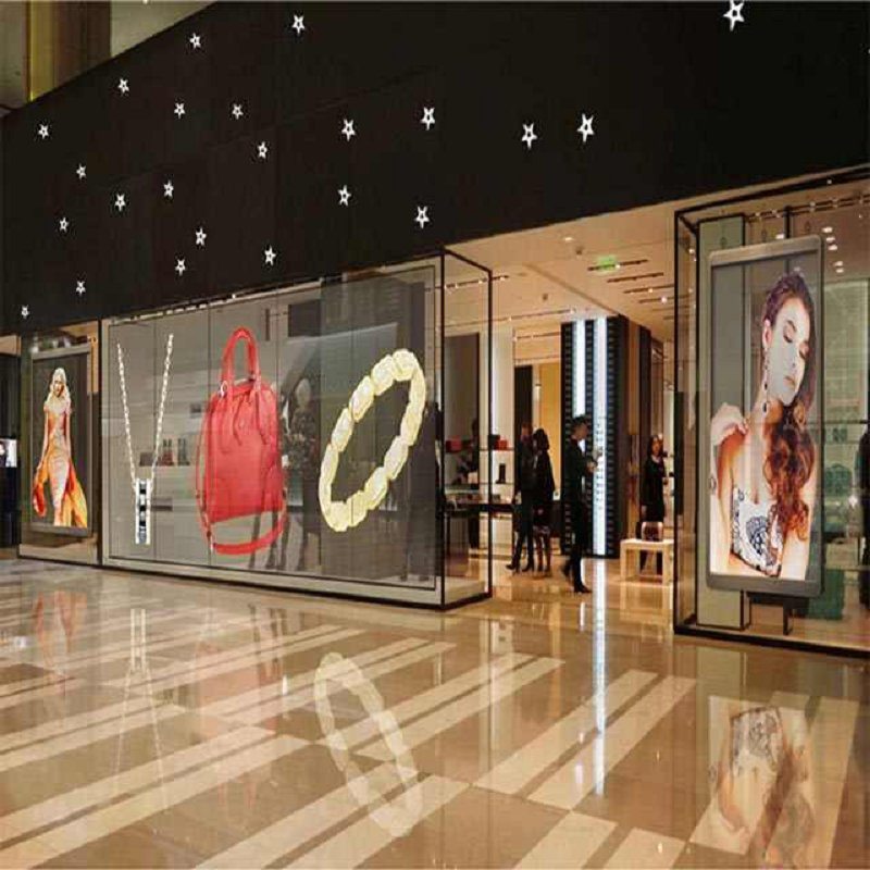 Transparent LED Display Building Wall Outdoor LED Display Screen Shopping Mall