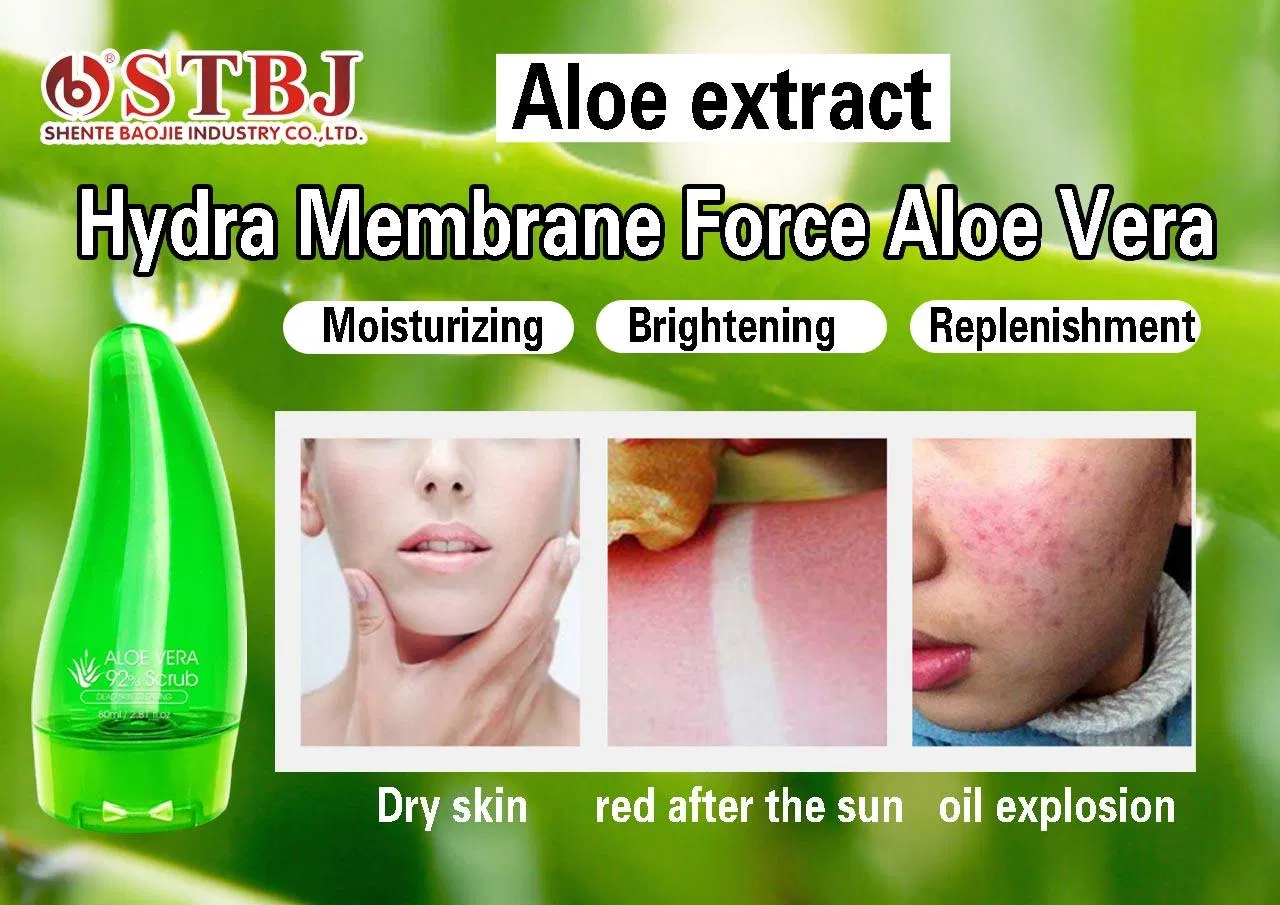 Roushun Natural Aloe Vera Scrub for Deep Cleansing and Hydration