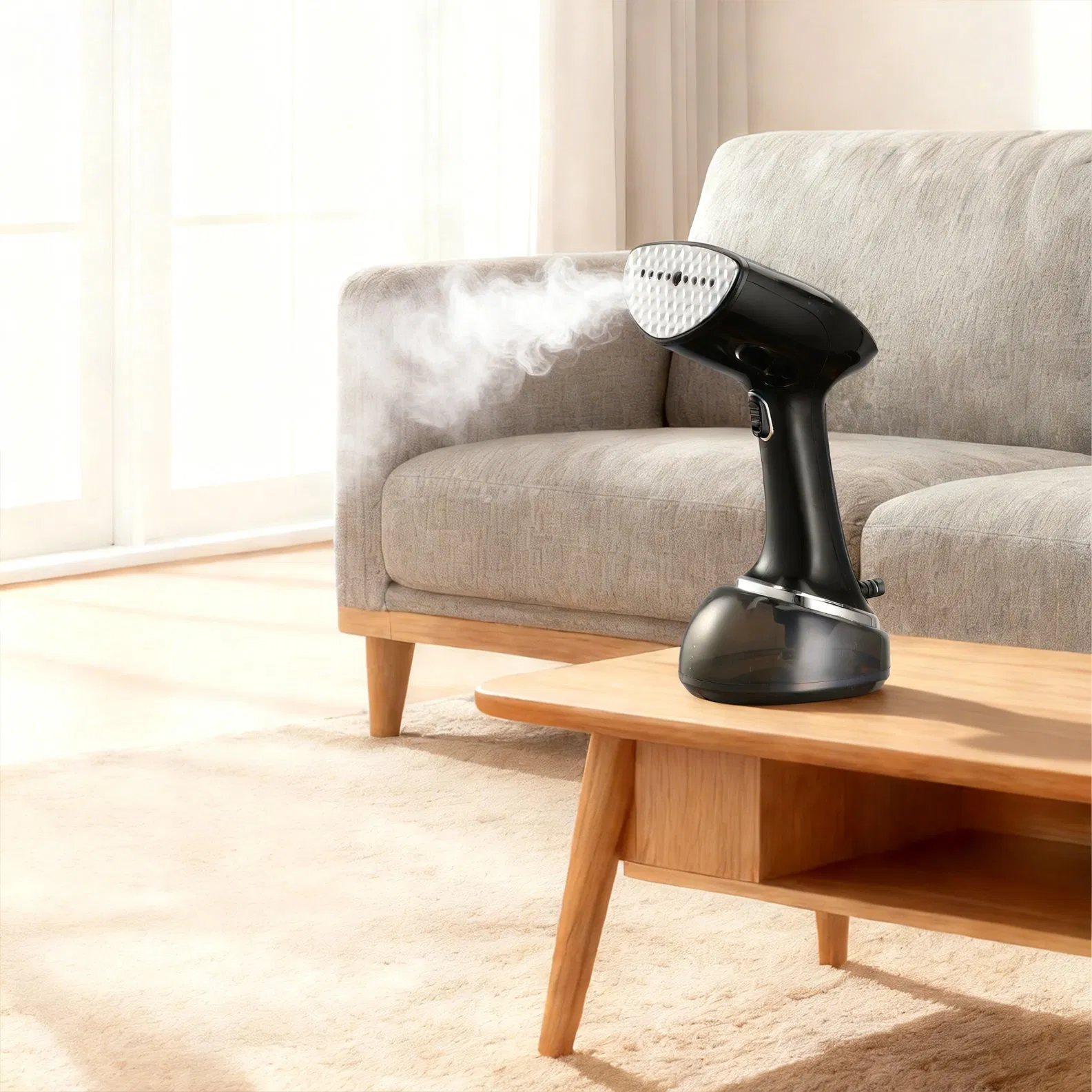 Longbank New 1500W Electric Portable Travel Flat Iron Big Steam Handheld Garment Steamer