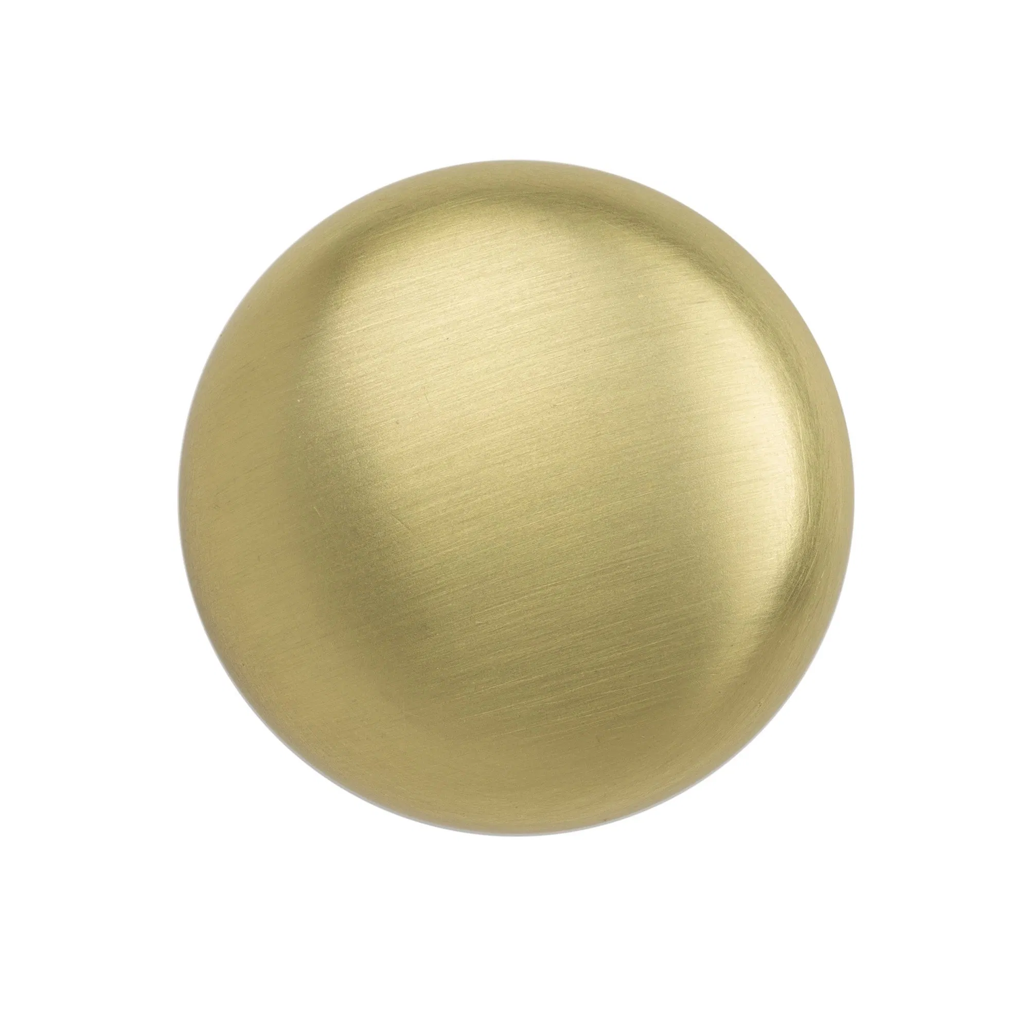 Factory Supply Brushed Brass Color Round Konb 2PCS/Set
