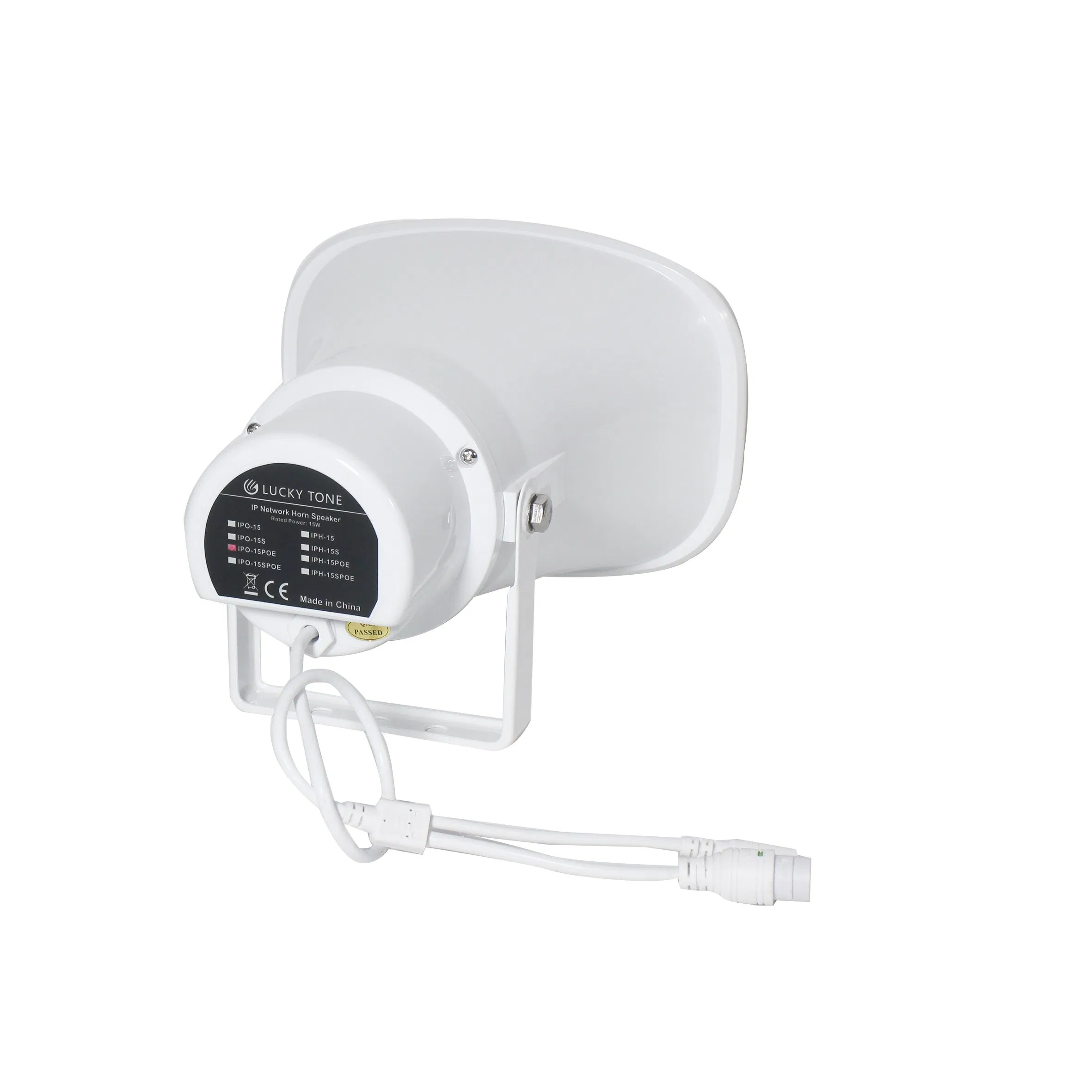 Outdoor IP SIP Active Oval Horn Waterproof 15W 30W 100V PA Series Waterproof Rust-Proof Horn Speaker