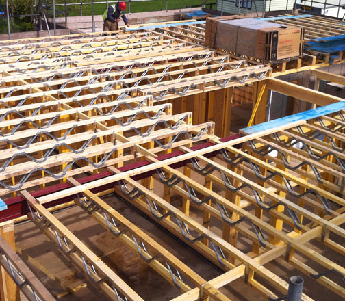 High Quality Factory Sell Pine Wood Beam LVL with OSB Waterproof I Joist for House Building