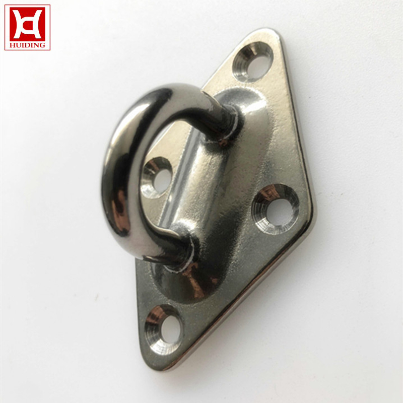 Strong Durable Sunshade Square Ring Hooks Pad Eye Plate Shackles