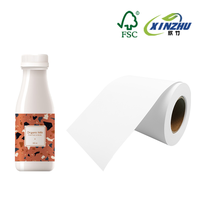 Supply European Self-Adhesive Material Food Grade Safety Top Thermal Milk Label Sticker