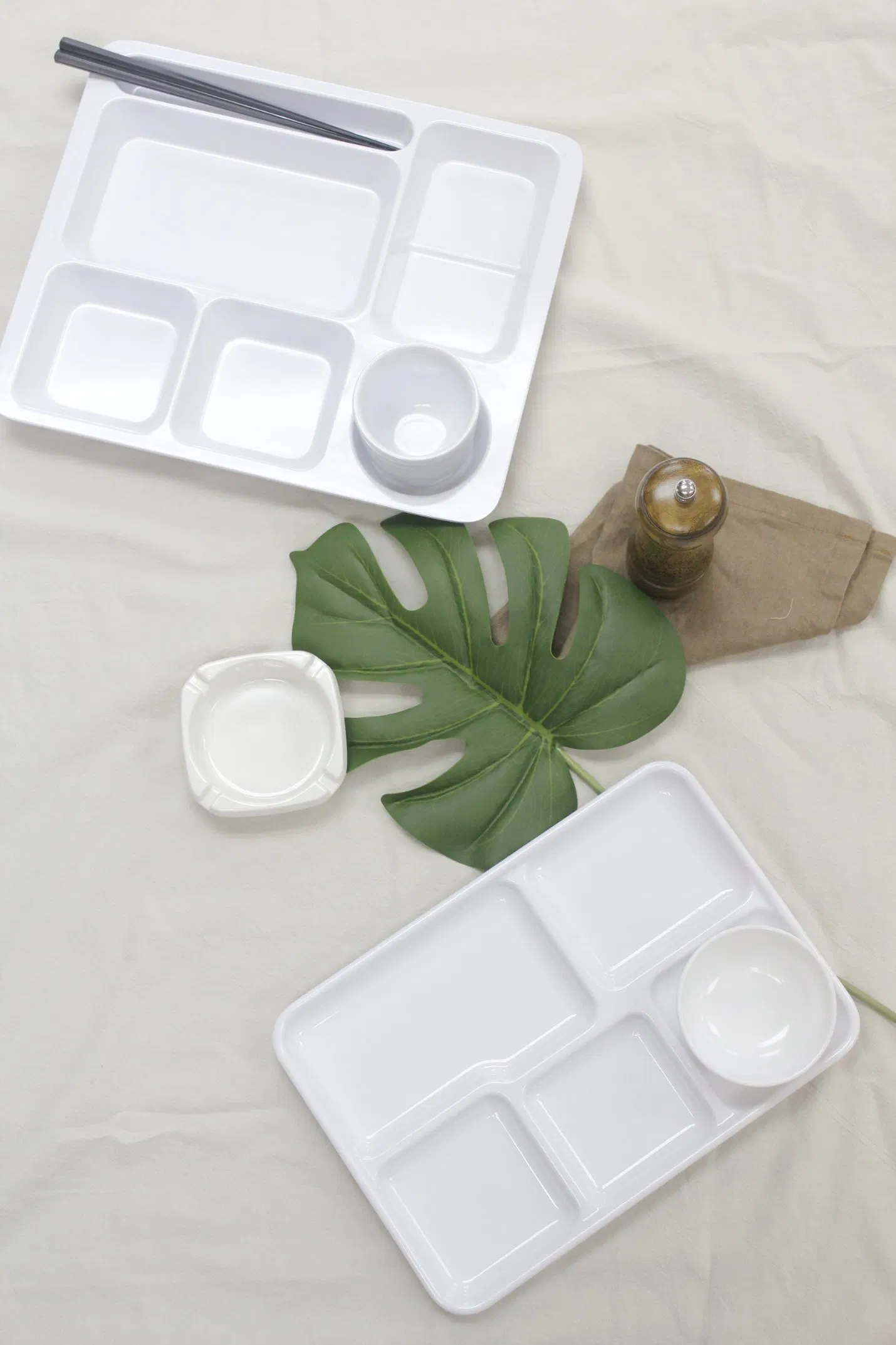 Logo Custom Square Ashtray Restaurant Bar Melamine Ashtray