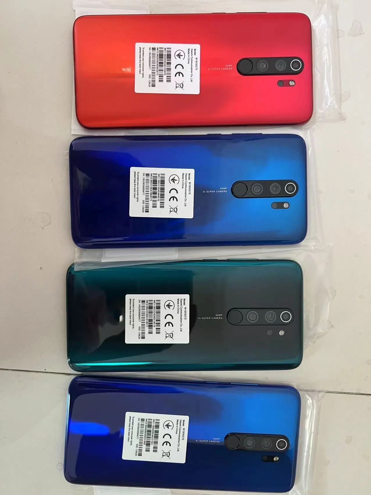 Hot Second Hand Used Mobile Phone Second-Hand Phone Smart Phone for Note 8 PRO 64GB 6.53 Inches