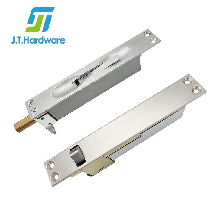 High Quality Furniture Accessories Stainless Steel Manual Flush Bolt for Wood Door