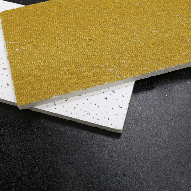 Fine Fissured Mineral Fiber Ceiling Tile 603X603mm Nrc ≥ 0 55 Fire Rating Class a Acoustic Ceiling Board