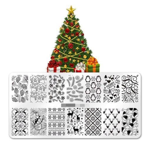 Nail Art Stamp Stamping Template Image Plates