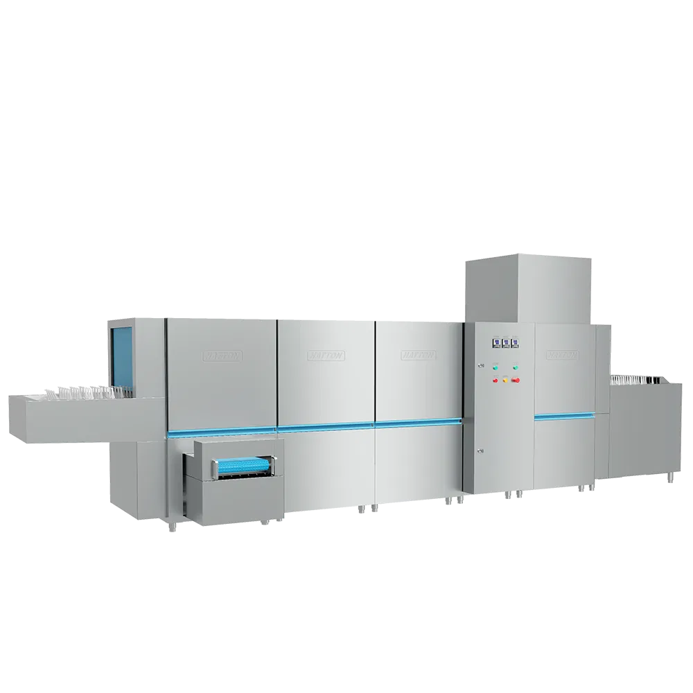 High-Performance Flight Conveyor Dishwasher (2 washing&rinsing, 2 dryer)