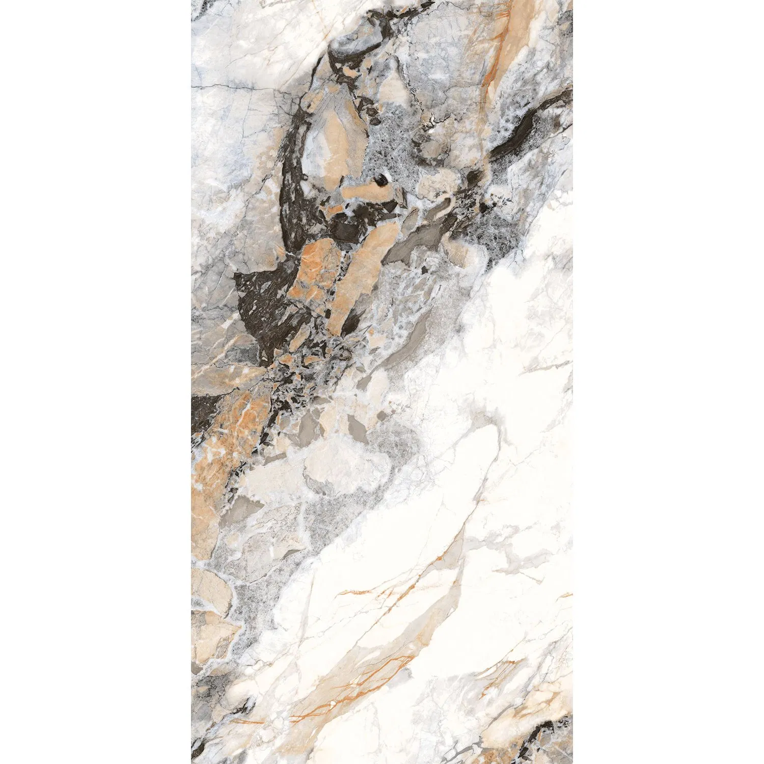 Плитка мраморная глянцевая для пола и стен 600x1200 мм