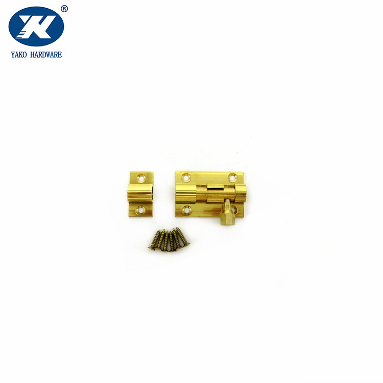 2" 3" 4" 6" 8" 12" Solid Brass Door Latch Bolt with Screws Slide Barrel Bolt