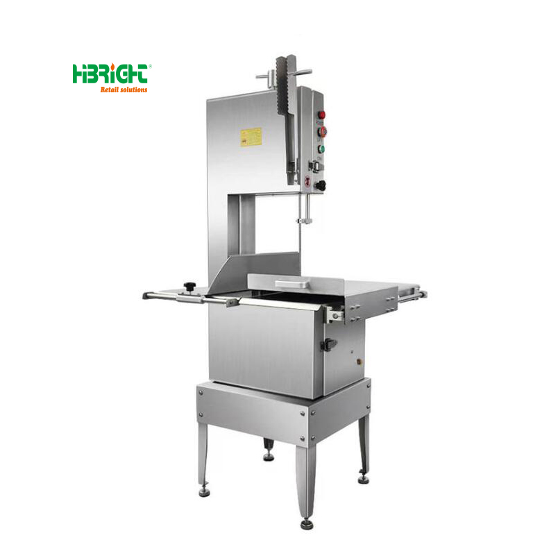 High Quality Automatic Commercial Bone Saw Cutter Fish Frozen Meat Steak Bone Band Saw Cutting Machine