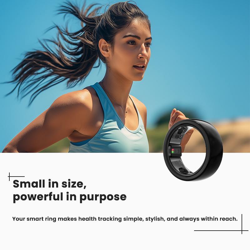 Fashion Digital Bluetooth Waterproof NFC Fitness Health Activity Tracking Multi-Functional Wearable Smart Ring with APP