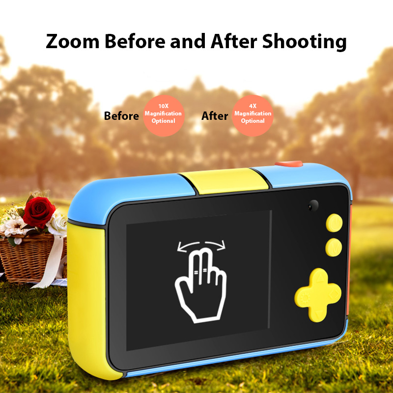 Digital 2.4 Inch IPS Screen Kids Digital Camera IPS Large Screen Dual 32MP HD Display Kids Digital Camera for Children Boys Girls