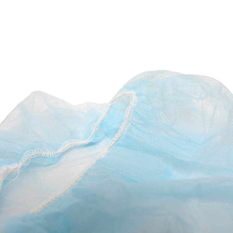 Low Price High Quality Disposable Non Woven Clip Cap / Mob Cap with Single Elastic