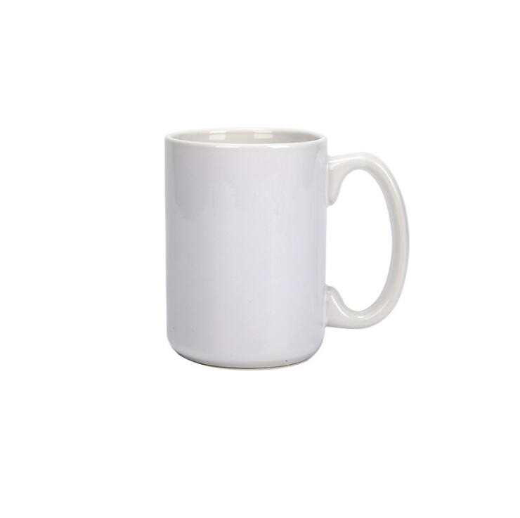 15oz White Sublimation Mug Sublimation Cup Blank Mug Custom Mugs Factory Price Colorful Beer Mugs Printing High Quality 15oz White Sublimation Ceramic Mug