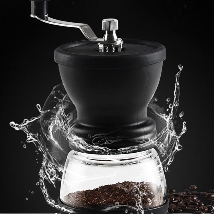 Wholesale Custom Cheap Mini Portable Glass Jar Manual Coffee Grinder OEM Logo